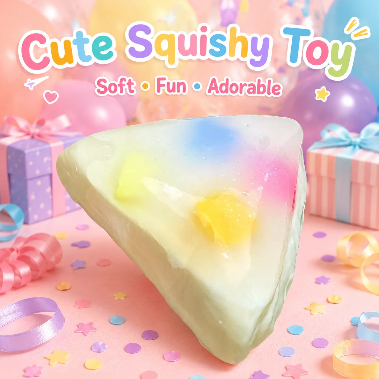 Realistic Gradient Color Triangle Dessert Squishy Toy Slow Rebound Stress Relief Squeeze Toy Pretend Play Decoration Gift
Realistic Gradient Color Triangle Dessert Squishy Toy Slow Rebound Stress Relief Squeeze Toy Pretend Play Decoration Gift