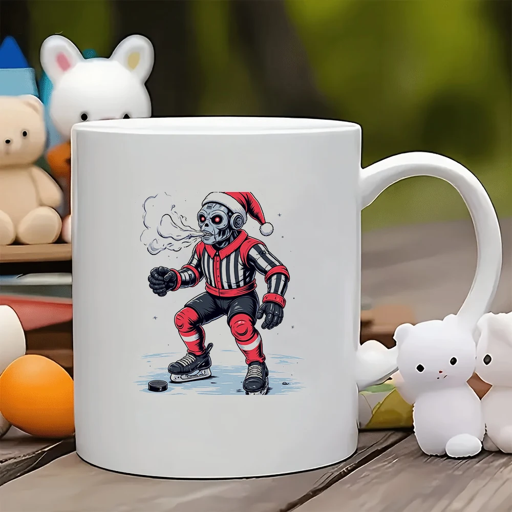 11oz cartoon hockey robot mug + Christmas gift kids cup family office coffee mug creative gift
11oz cartoon hockey robot mug + Christmas gift kids cup family office coffee mug creative gift