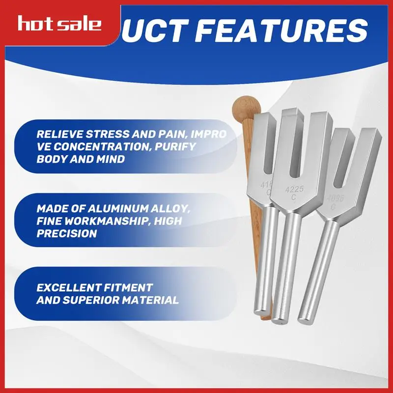 A57M-Tuning Forks Set 4096 Hz 4160 Hz 4225 Hz Tuning Forks Set Tuning Fork With Wooden Hammers And Cloth Bag Silver Style 2
A57M-Tuning Forks Set 4096 Hz 4160 Hz 4225 Hz Tuning Forks Set Tuning Fork With Wooden Hammers And Cloth Bag Silver Style 2