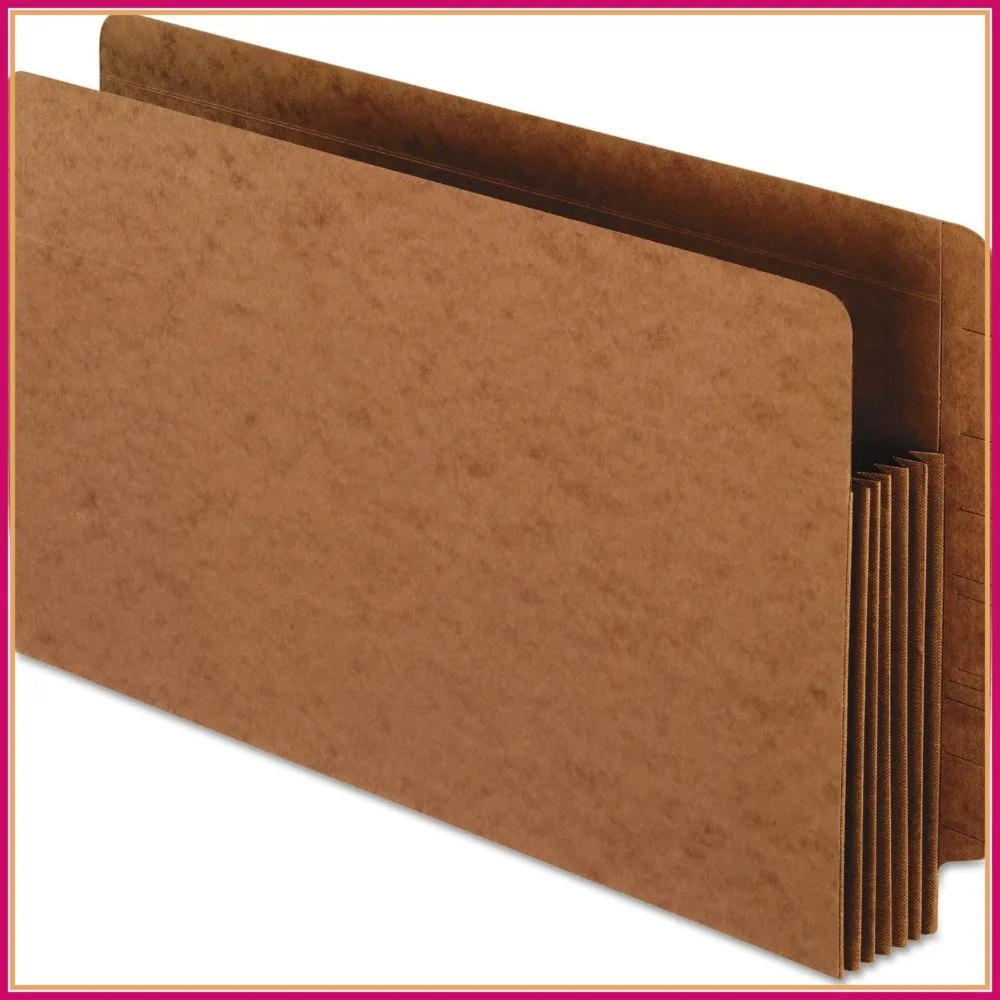 Heavy Duty End Tab Expanding File Pocket, 5.25-Inch Expansion, Legal Size, 10 Pack, Red
Heavy Duty End Tab Expanding File Pocket, 5.25-Inch Expansion, Legal Size, 10 Pack, Red