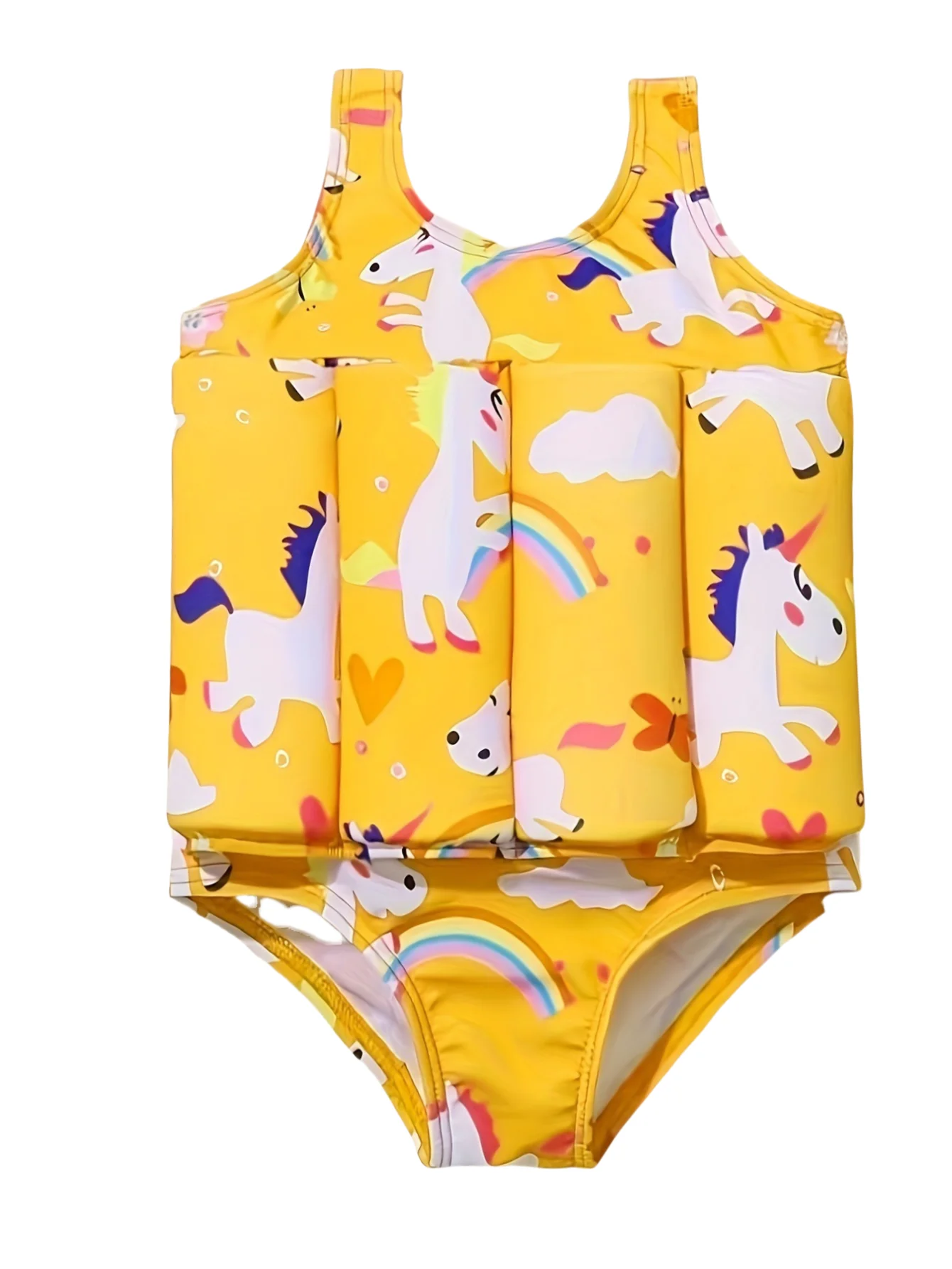 Kids Girls One-Piece Buoyancy Swimwear with Removable Adjustable Floats, Slim Fit Short Sleeve Ruffled Edge Swim Training Suit f
Kids Girls One-Piece Buoyancy Swimwear with Removable Adjustable Floats, Slim Fit Short Sleeve Ruffled Edge Swim Training Suit f