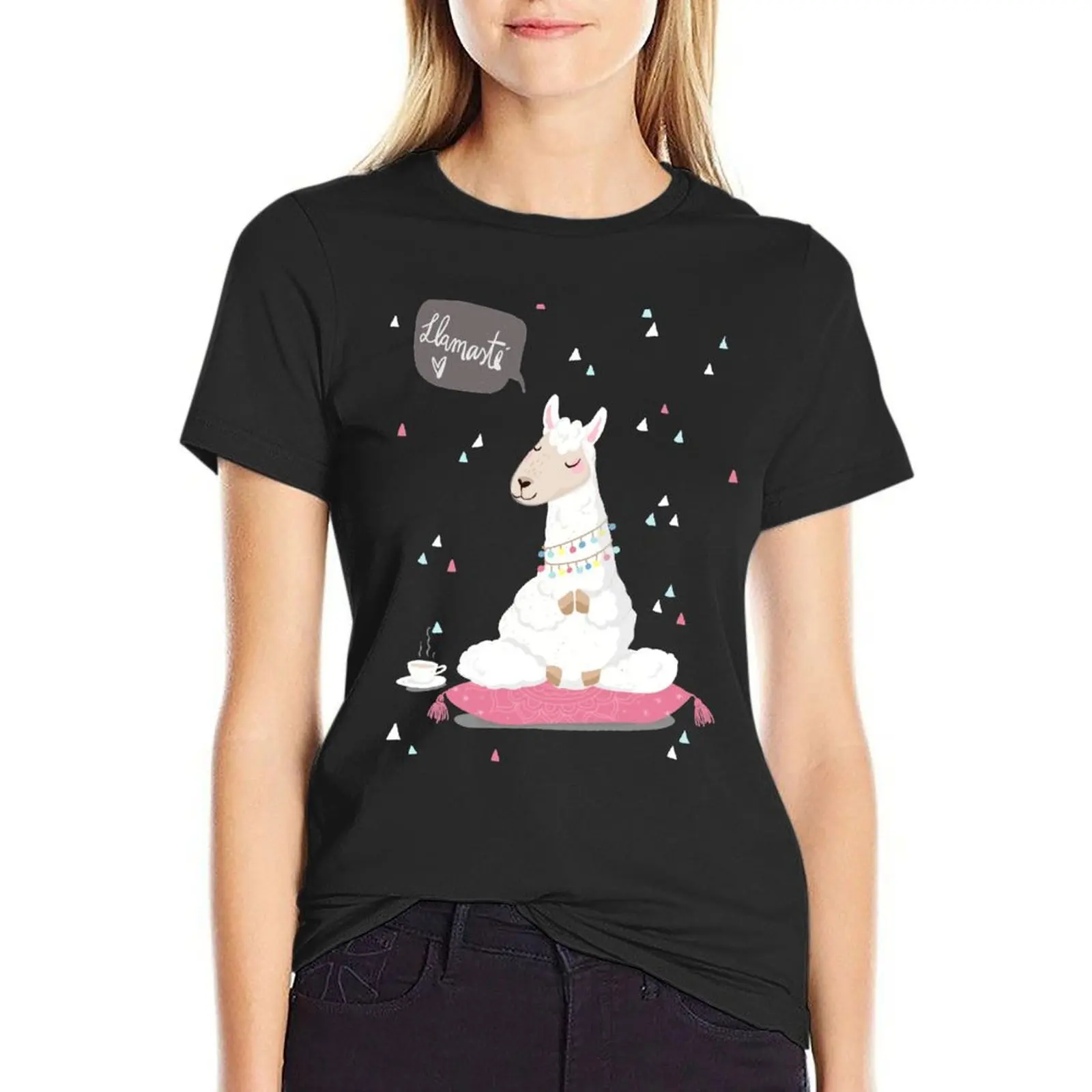 Llamaste - The Yoga Lama T-Shirt Blouse lady clothes summer tops korean fashion clothes for woman
Llamaste - The Yoga Lama T-Shirt Blouse lady clothes summer tops korean fashion clothes for woman