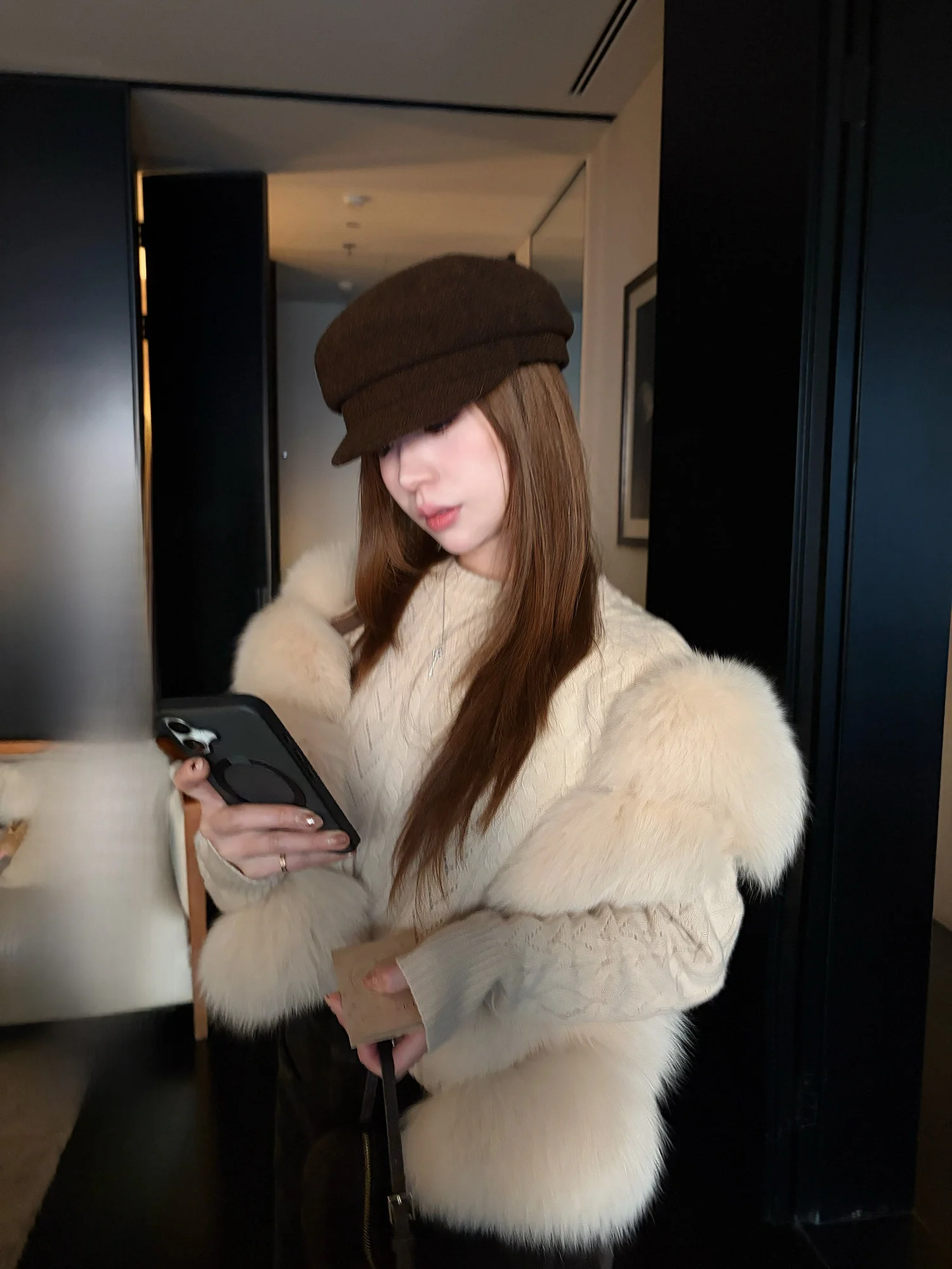 Soft Woolen Knitted Sweater Women Winter round Ne Overhead Twist Heavy Industry Cozy Warm Long Sve ort Length Loose Fit
Soft Woolen Knitted Sweater Women Winter round Ne Overhead Twist Heavy Industry Cozy Warm Long Sve ort Length Loose Fit