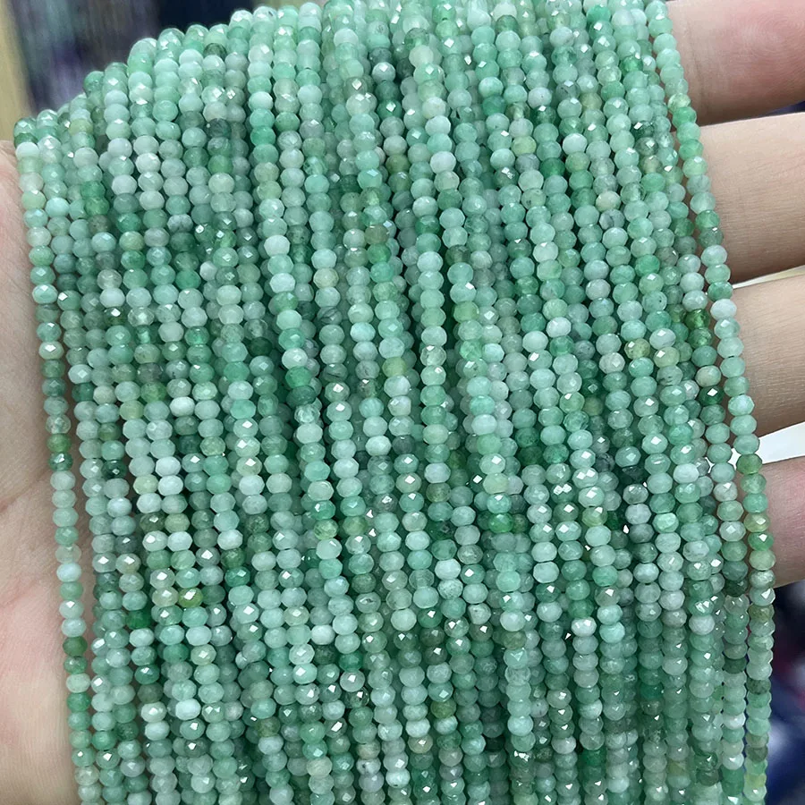 Natural Crystal Emerald Stone Disc Bead Small Section Loose Beads for Jewelry Making DIY Manual Necklace Bracelet 15'' 3x4mm
Natural Crystal Emerald Stone Disc Bead Small Section Loose Beads for Jewelry Making DIY Manual Necklace Bracelet 15'' 3x4mm
