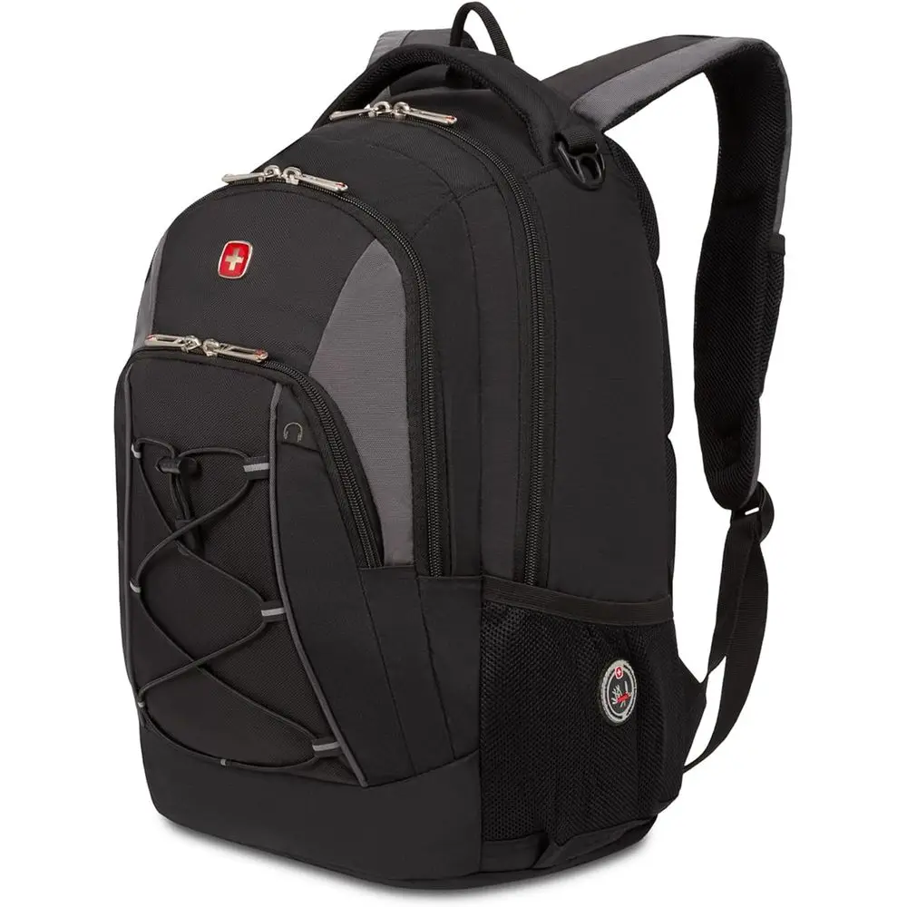 17-Inch Bungee Laptop Backpack, Black/Grey
17-Inch Bungee Laptop Backpack, Black/Grey