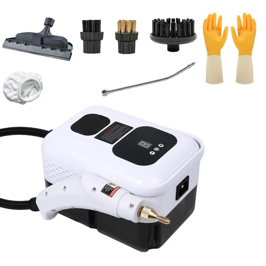 Очиститель, ручной пароочиститель высокого давления для чистки автомобиля, пароварка 2500 Вт, 9-скоростная очистка отпаривателя, портативный пароочиститель
Очиститель, ручной пароочиститель высокого давления для чистки автомобиля, пароварка 2500 Вт, 9-скоростная очистка отпаривателя, портативный пароочиститель