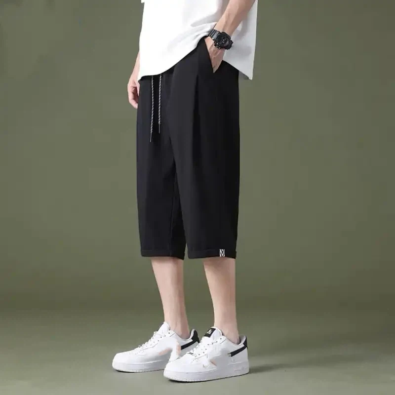 Men's Ice Silk Casual Shorts Loose Elastic Waist Quick Dry Summer Sports Pants
Men's Ice Silk Casual Shorts Loose Elastic Waist Quick Dry Summer Sports Pants