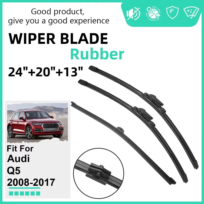 Rubber Car Wiper Blades for Audi Q5 2008-2017 Windshield Wipers Rubber Car Accessories 2011 2012 2013 2014 2015 2016 2017
Rubber Car Wiper Blades for Audi Q5 2008-2017 Windshield Wipers Rubber Car Accessories 2011 2012 2013 2014 2015 2016 2017