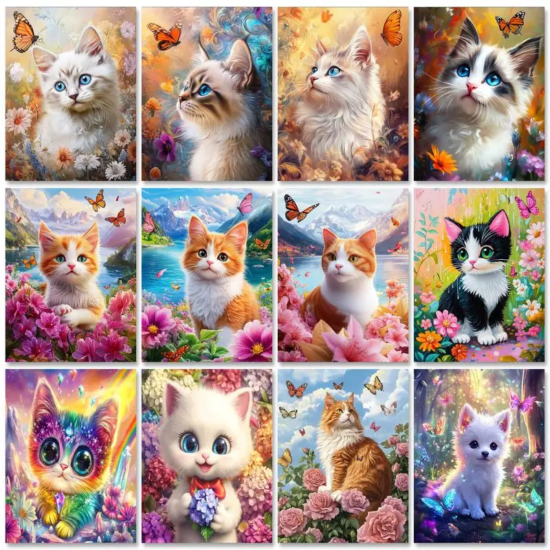 RUOPOTY Cat Diy Painting By Numbers Kit Acrylic Paint By Numbers Butterfly Diy Paintings Art On Canvas By Numbers Artwork
RUOPOTY Cat Diy Painting By Numbers Kit Acrylic Paint By Numbers Butterfly Diy Paintings Art On Canvas By Numbers Artwork