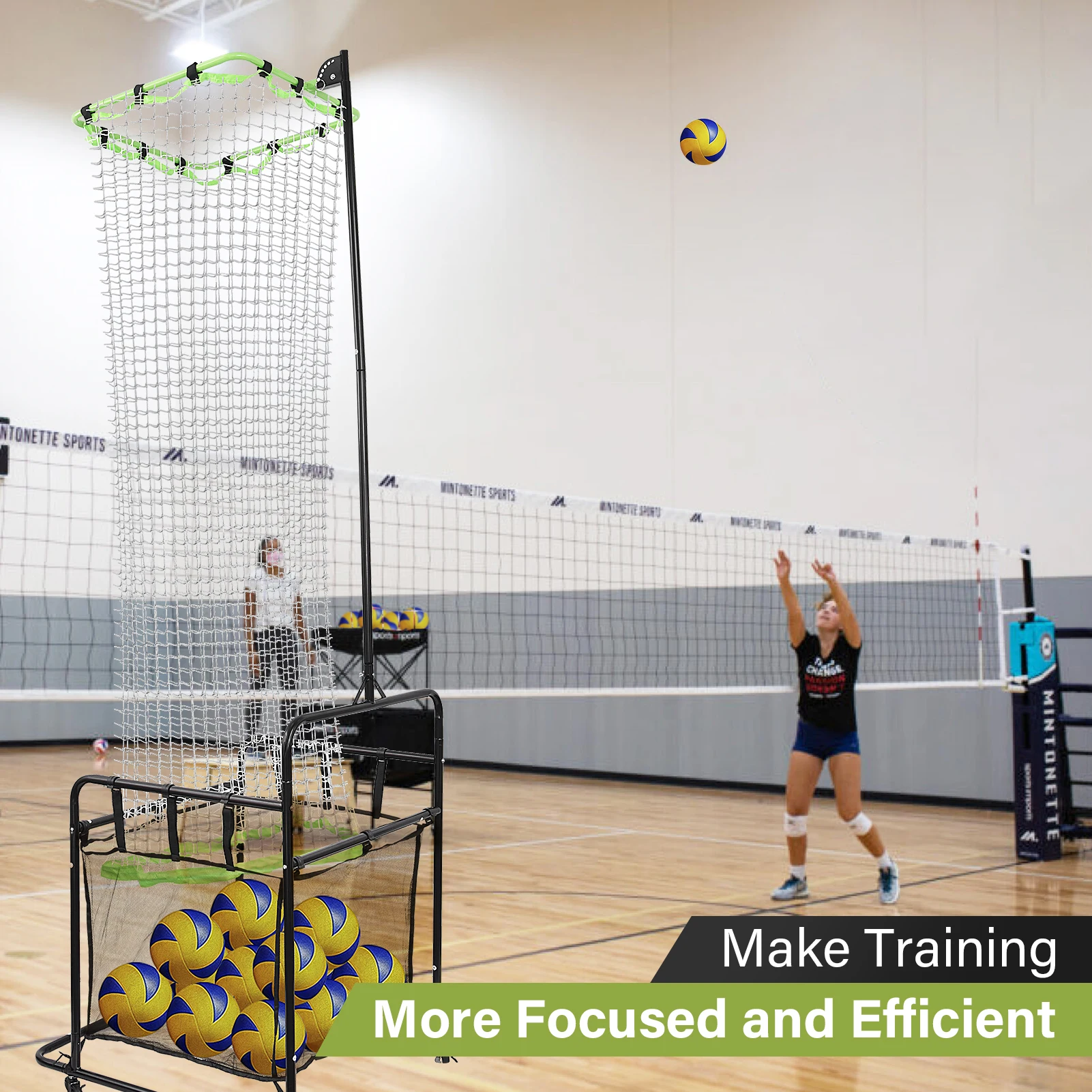 Volleyball Setting Trainer, Adjustable Height, Angle Practice Net for Indoor and Outdoor Use, Setter Training Equipment
Volleyball Setting Trainer, Adjustable Height, Angle Practice Net for Indoor and Outdoor Use, Setter Training Equipment