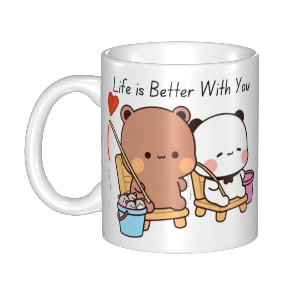 DIY Panda Bear And Brownie BUBU DUDU Couple Ceramic Mug Customized Coffee Cups Creative Gift
DIY Panda Bear And Brownie BUBU DUDU Couple Ceramic Mug Customized Coffee Cups Creative Gift