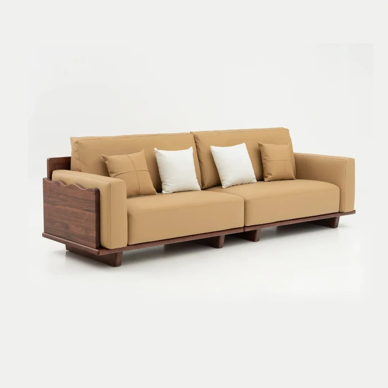LMM solid wood sofa living room Italian minimalist straight row fabric sofa combination
LMM solid wood sofa living room Italian minimalist straight row fabric sofa combination