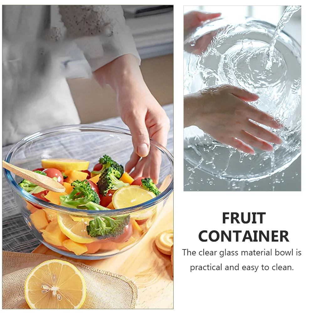 1Pcs Glass Bowl Tableware for Food Storage Salad Fruit Container Easy Clean Meticulous Workmanship Smooth
1Pcs Glass Bowl Tableware for Food Storage Salad Fruit Container Easy Clean Meticulous Workmanship Smooth