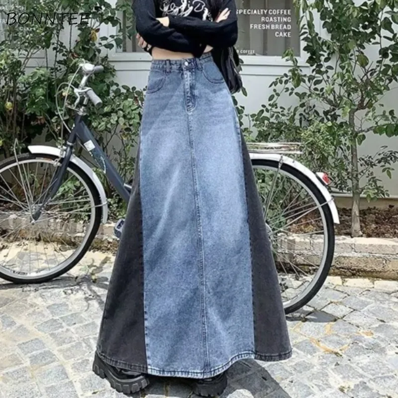 Юбки женские джинсовые трапециевидные, свободные, с высокой талией, в стиле пэчворк, ниша, весна-осень, до щиколотки, универсальные, для колледжа, Ulzzang, для повседневных покупок
Юбки женские джинсовые трапециевидные, свободные, с высокой талией, в стиле пэчворк, ниша, весна-осень, до щиколотки, универсальные, для колледжа, Ulzzang, для повседневных покупок