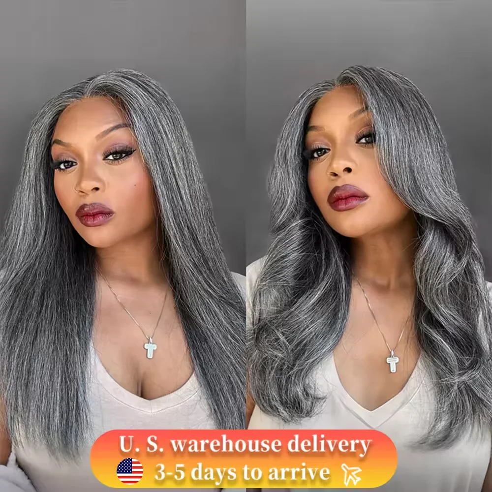 Sliver Gray 30 40Inch Bone Straight 13x6 Hd Lace Frontal Wig 100% Human Hair Brazilian Transparent Lace Colored Wigs For Women
Sliver Gray 30 40Inch Bone Straight 13x6 Hd Lace Frontal Wig 100% Human Hair Brazilian Transparent Lace Colored Wigs For Women