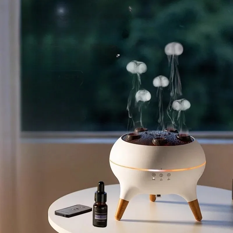 Jellyfish Bluetooth Humidifier - Smoke Ring Diffuser & LED Mood Light Quiet Aromatherapy for Bedroom/Birthday Gifts
Jellyfish Bluetooth Humidifier - Smoke Ring Diffuser & LED Mood Light Quiet Aromatherapy for Bedroom/Birthday Gifts