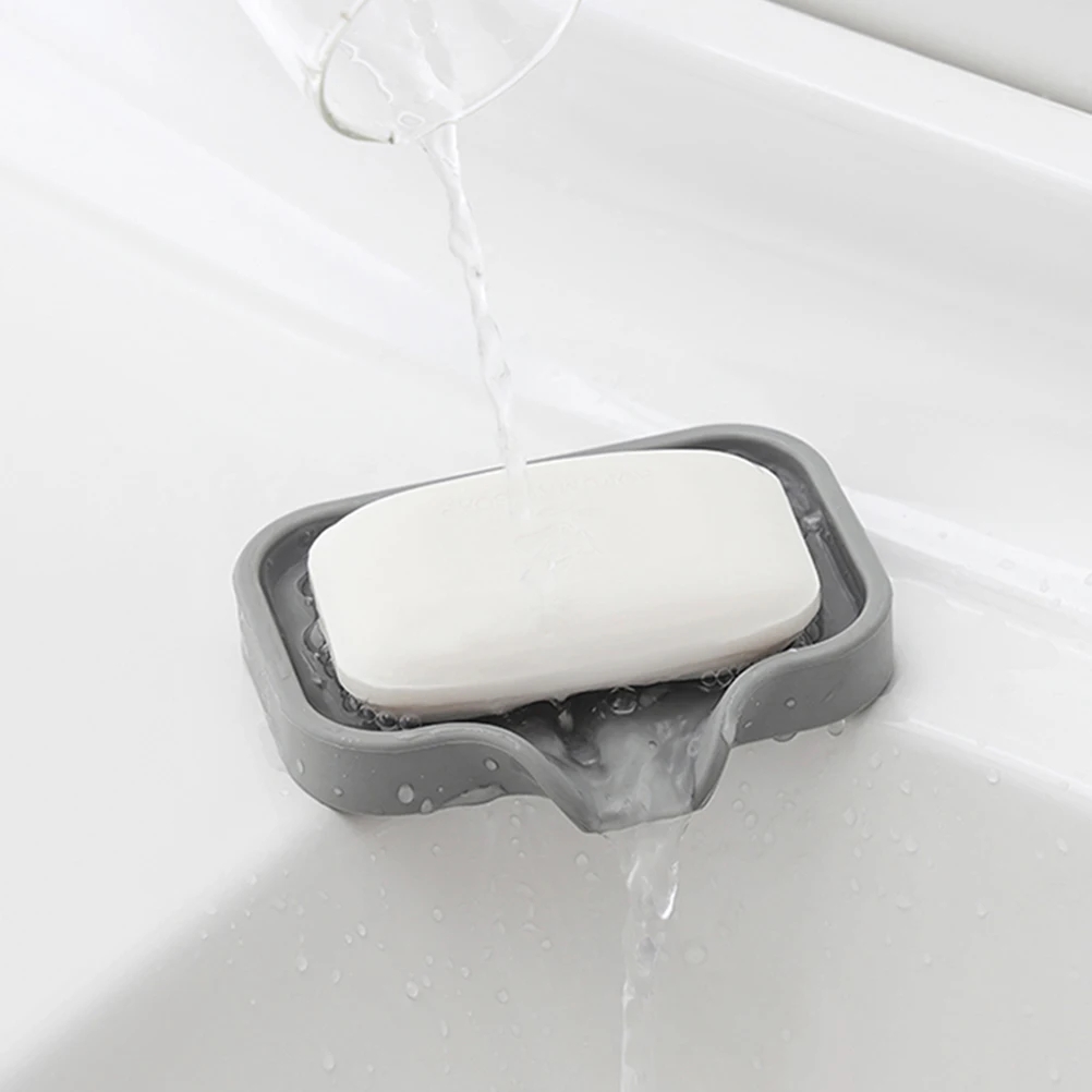 2 Pcs Grey Silicone Soap Dish Non Slip Drainage Structure Bathroom Soap Bar Holder Kitchen Shower Bar Holder
2 Pcs Grey Silicone Soap Dish Non Slip Drainage Structure Bathroom Soap Bar Holder Kitchen Shower Bar Holder