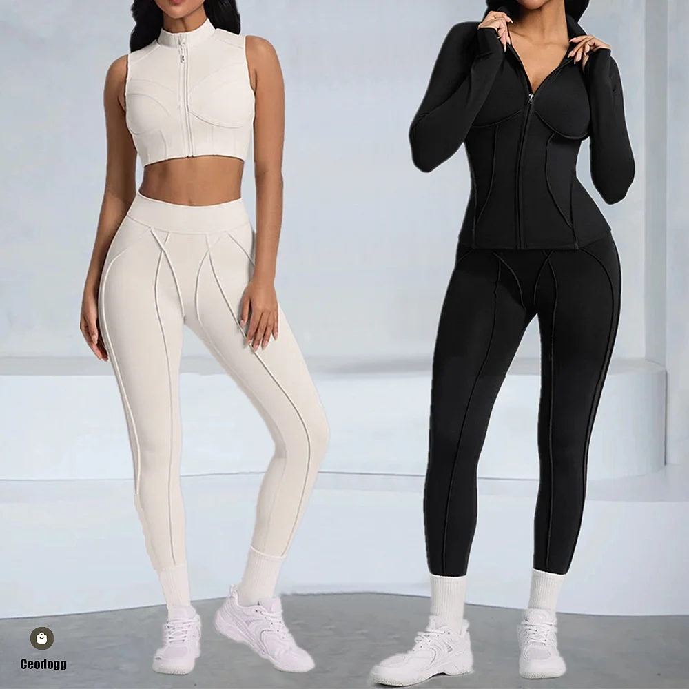 2PCS Pad Sports Jackets Suit Woman Tracksuit Workout Yoga Set Female Fitness Quick-Dry Clothes Long-Sleeved Shirt Women XP252
2PCS Pad Sports Jackets Suit Woman Tracksuit Workout Yoga Set Female Fitness Quick-Dry Clothes Long-Sleeved Shirt Women XP252