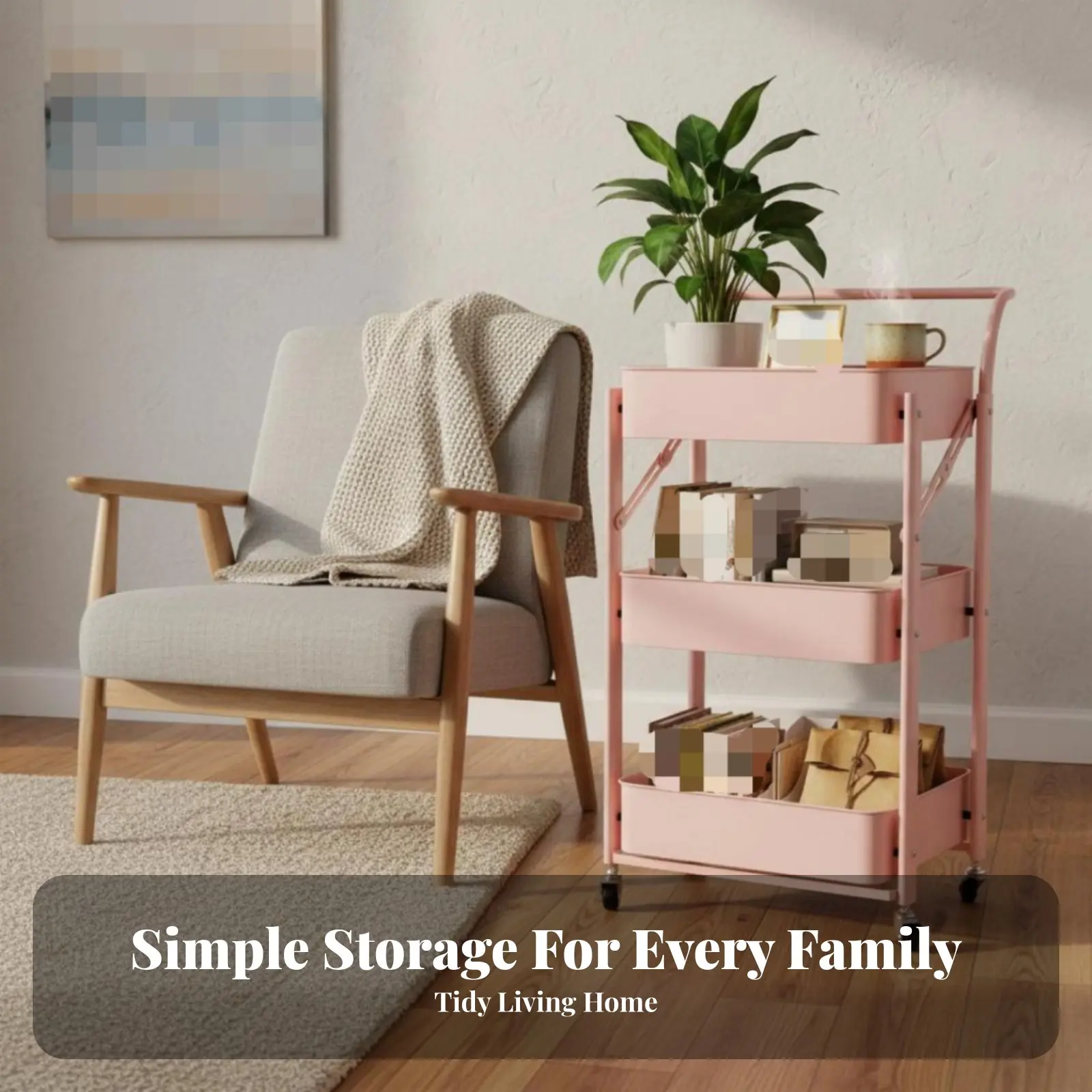 Foldable Rolling Rack With Casters Foldable Tiered Rack Installationtool-Zero-Assembly Nordic Design Aesthetic for Renters
Foldable Rolling Rack With Casters Foldable Tiered Rack Installationtool-Zero-Assembly Nordic Design Aesthetic for Renters