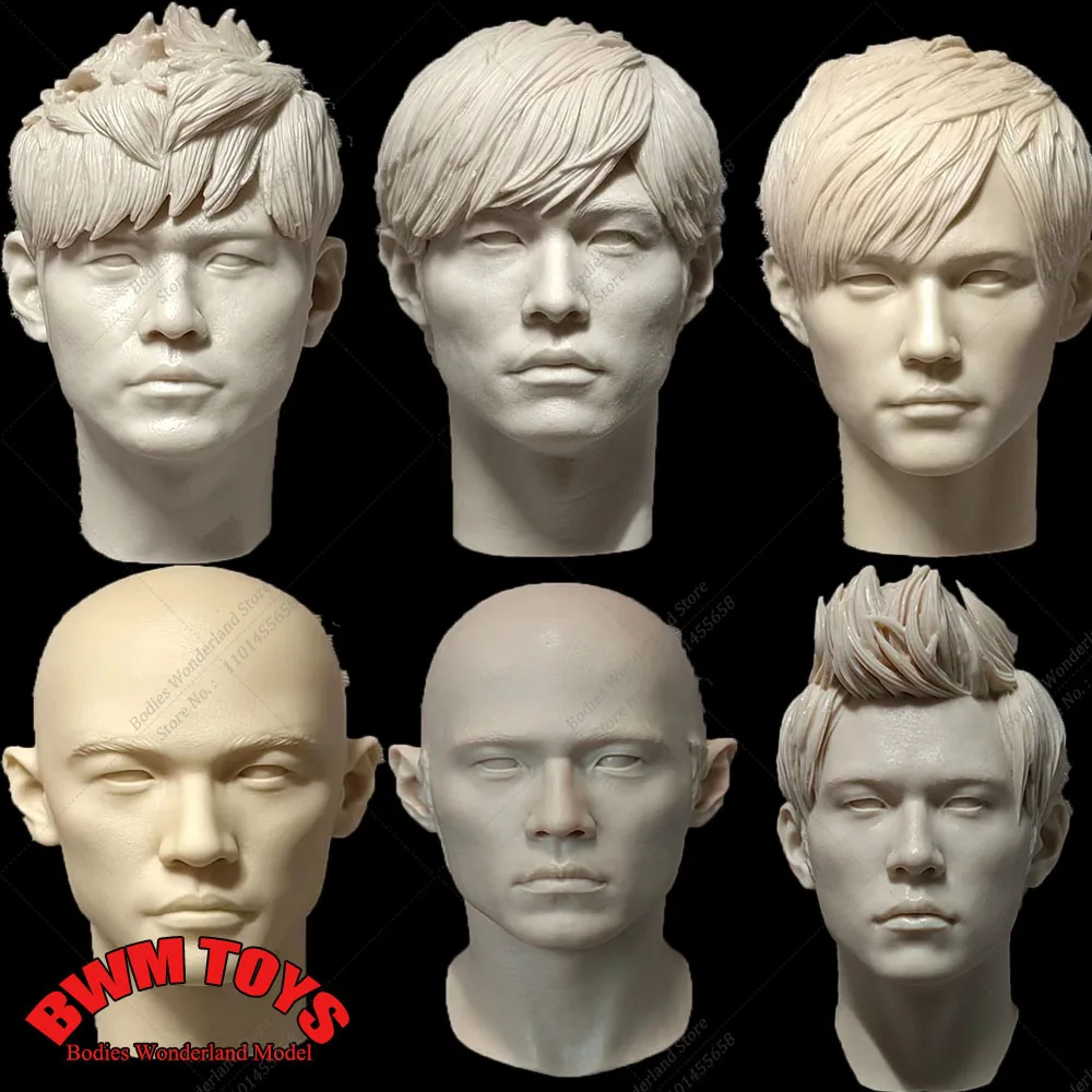 Multiple Options Unpainted 1/6 Scale Asia Super Singer King Jay Chou White Model Male Head Sculpt Carved for 12'' Action Figure
Multiple Options Unpainted 1/6 Scale Asia Super Singer King Jay Chou White Model Male Head Sculpt Carved for 12'' Action Figure