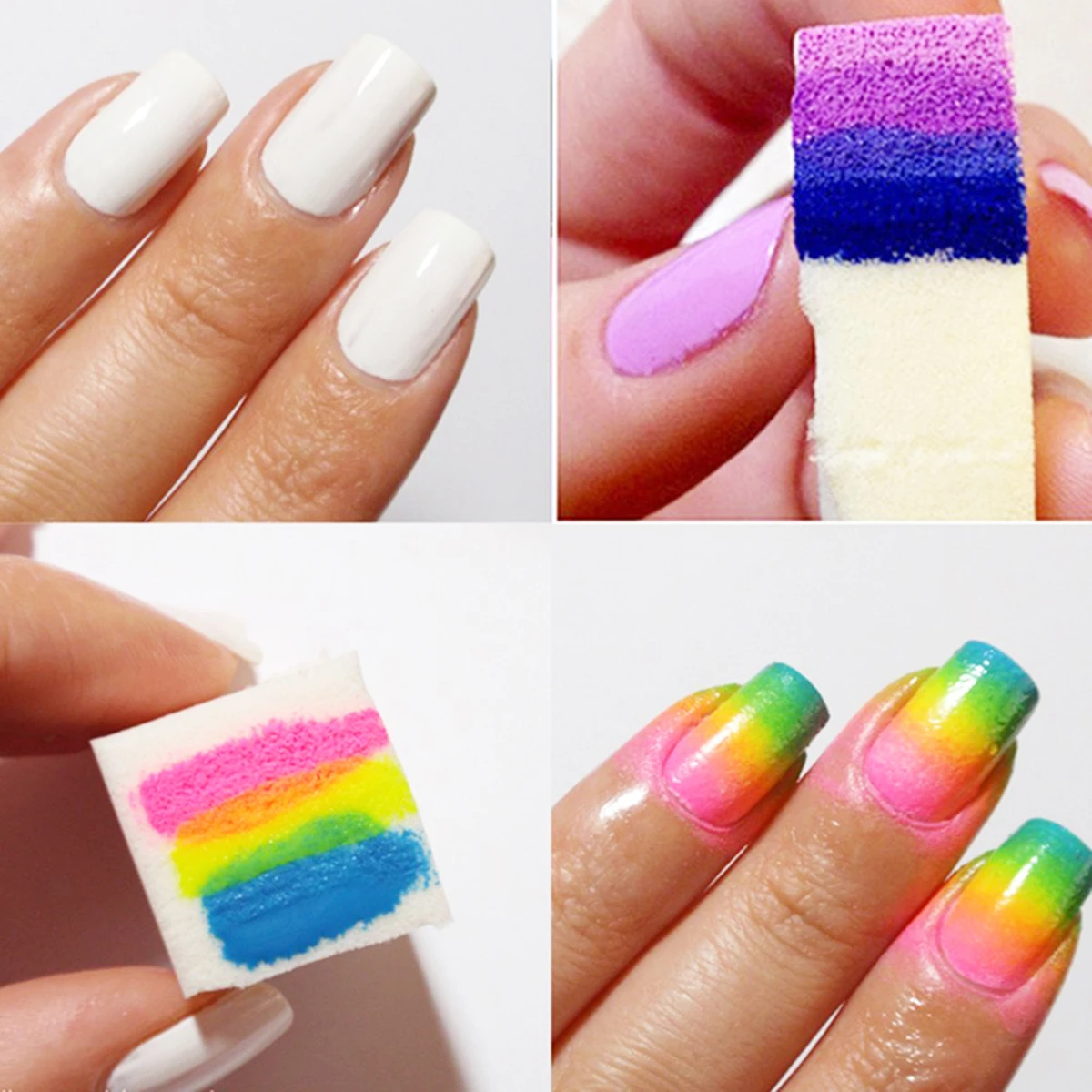 12 Pcs Nail Sponges White Color 50x25mm Triangular Shape Fade Pattern Manicure Pedicure Painting Decorating Sponges
12 Pcs Nail Sponges White Color 50x25mm Triangular Shape Fade Pattern Manicure Pedicure Painting Decorating Sponges