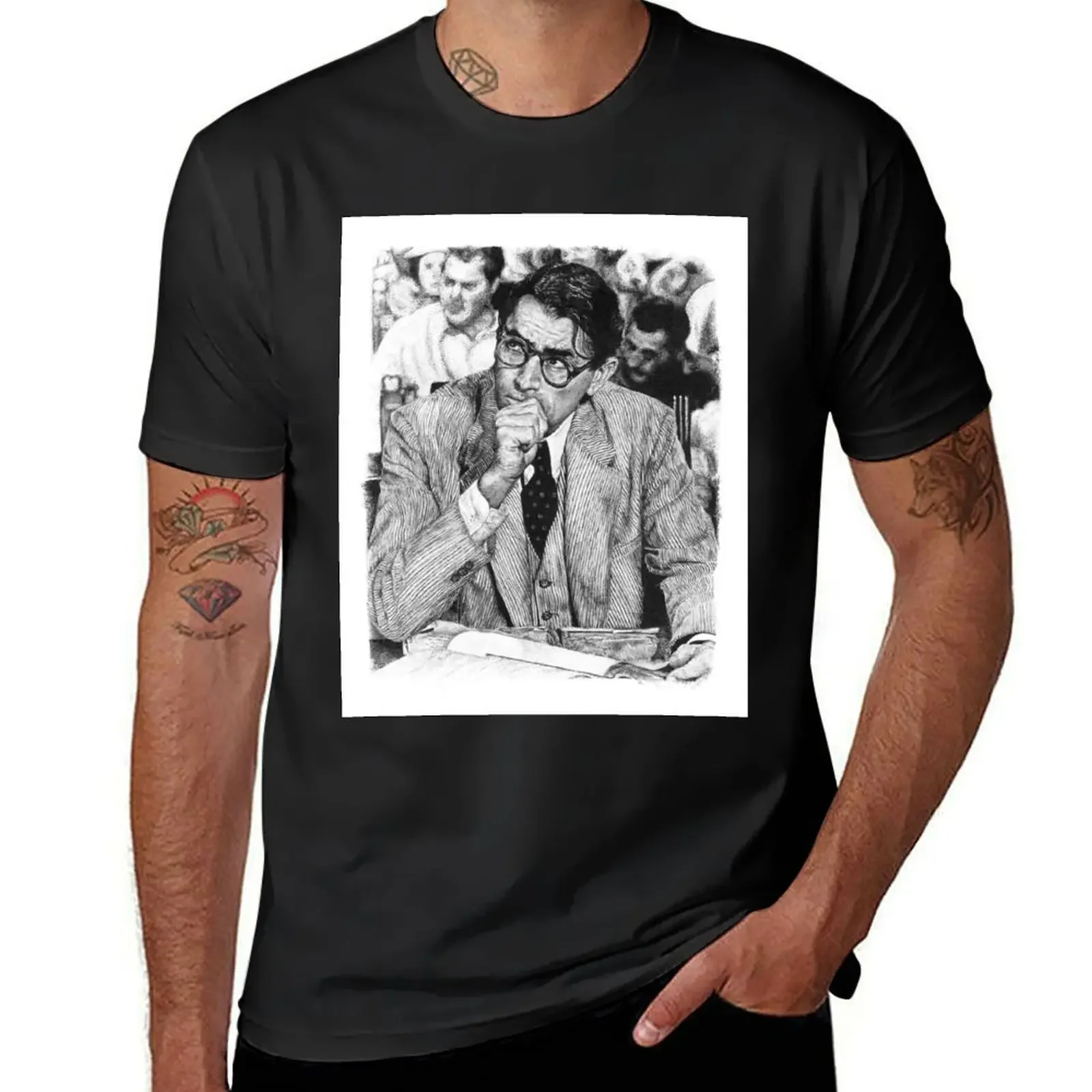 Футболка с коротким рукавом, роскошная дизайнерская одежда Atticus с графикой, мужская одежда больших размеров
Футболка с коротким рукавом, роскошная дизайнерская одежда Atticus с графикой, мужская одежда больших размеров