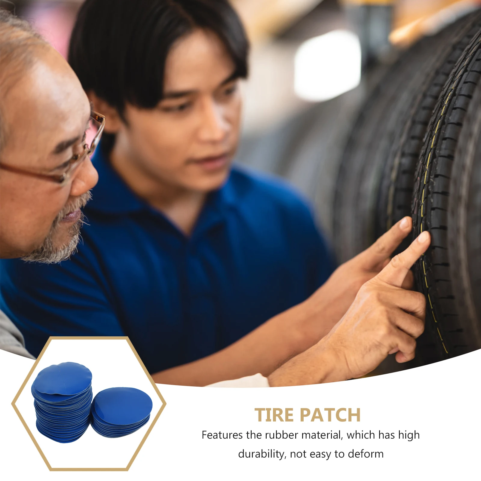 80pcs Tire Repair Patches for Tubeless Tires Bike Motorcycle Car 58mm Heat Resistant Vacuum Kit Rubber
80pcs Tire Repair Patches for Tubeless Tires Bike Motorcycle Car 58mm Heat Resistant Vacuum Kit Rubber