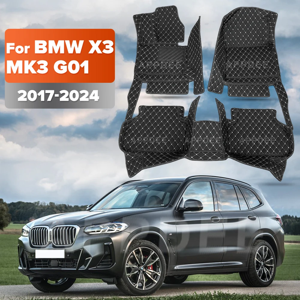 Для BMW X3 MK3 G01 2017-2024 2023 2022 21 20 19 18 автомобильные коврики на заказ, подушечки для ног, автомобильный ковер, аксессуары для интерьера
Для BMW X3 MK3 G01 2017-2024 2023 2022 21 20 19 18 автомобильные коврики на заказ, подушечки для ног, автомобильный ковер, аксессуары для интерьера