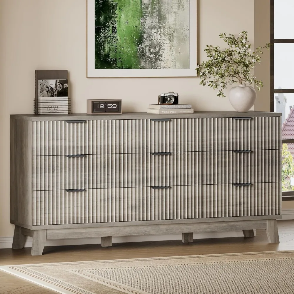 Extra Wide Nine Drawer Wooden Dresser with Smooth Metal Slides Stable Base for Bedroom Living Room Hallway Nursery
Extra Wide Nine Drawer Wooden Dresser with Smooth Metal Slides Stable Base for Bedroom Living Room Hallway Nursery