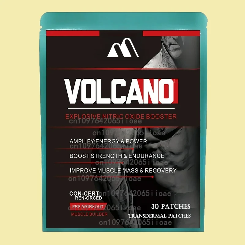 30 Patches Volcano Testosterone Booster with Explosive Nitric Oxide Booster Transdermal Patches.
30 Patches Volcano Testosterone Booster with Explosive Nitric Oxide Booster Transdermal Patches.