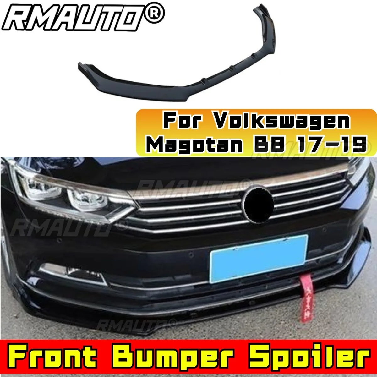 For Volkswagen Magotan B8 2017-2019 Car Front Bumper Lip Splitter Diffuser Body Kit Gloss Black Bumper Lip Modification Part
For Volkswagen Magotan B8 2017-2019 Car Front Bumper Lip Splitter Diffuser Body Kit Gloss Black Bumper Lip Modification Part