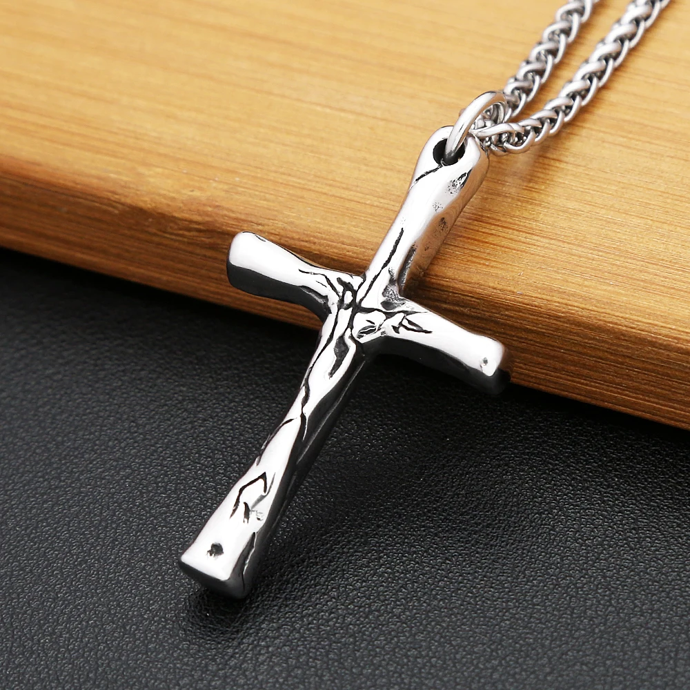 Unique Vintage Cross Pendant Necklace Punk Hip Hop Stainless Steel Fashion Simple Cross Necklaces For Men Women Amulet Jewelry
Unique Vintage Cross Pendant Necklace Punk Hip Hop Stainless Steel Fashion Simple Cross Necklaces For Men Women Amulet Jewelry