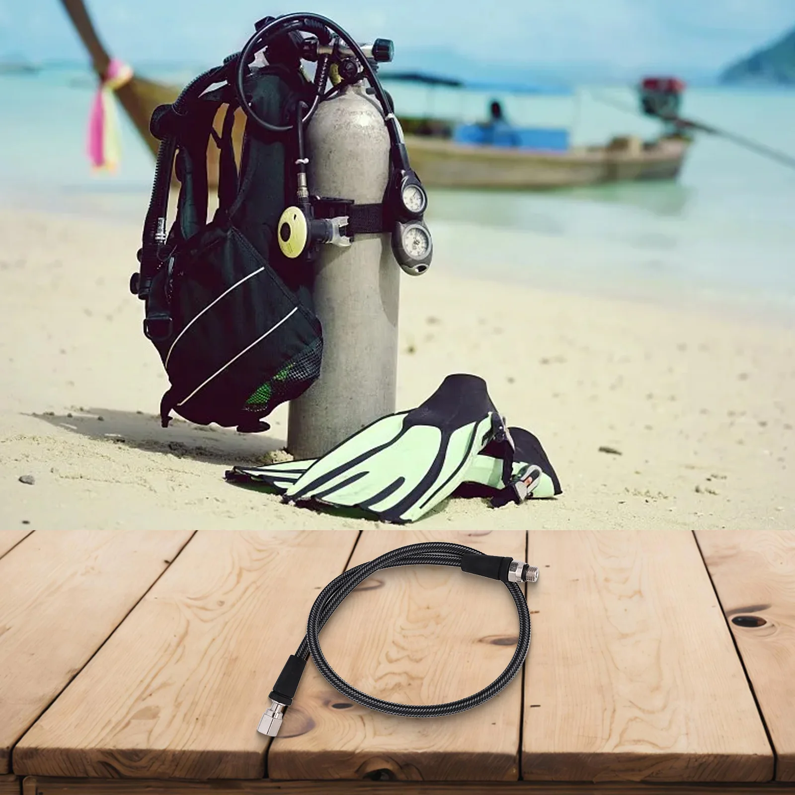 1pc Scuba Diving High Pressure Hose Professional Scuba Diving Flexible For Braided Hose Regulator Depth Gauge 300bar Hose
1pc Scuba Diving High Pressure Hose Professional Scuba Diving Flexible For Braided Hose Regulator Depth Gauge 300bar Hose