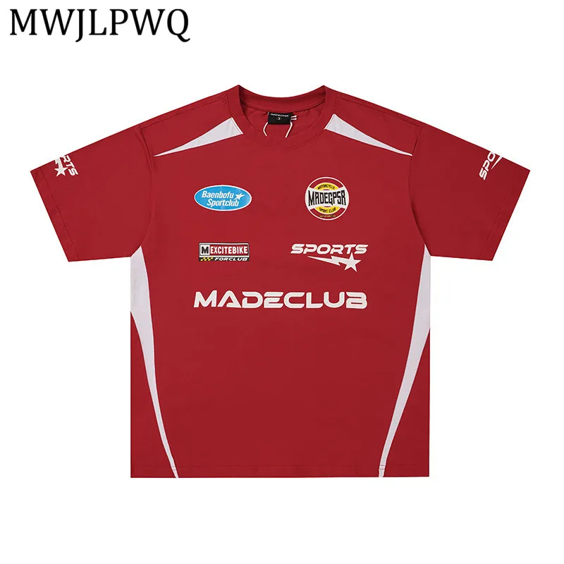 MWJLPWQ 2026 Summer Pattern Sports T-Shirt For Men American Style Streetwear Casual Loose Short Sleeve Round Collar Tee 15426
MWJLPWQ 2026 Summer Pattern Sports T-Shirt For Men American Style Streetwear Casual Loose Short Sleeve Round Collar Tee 15426