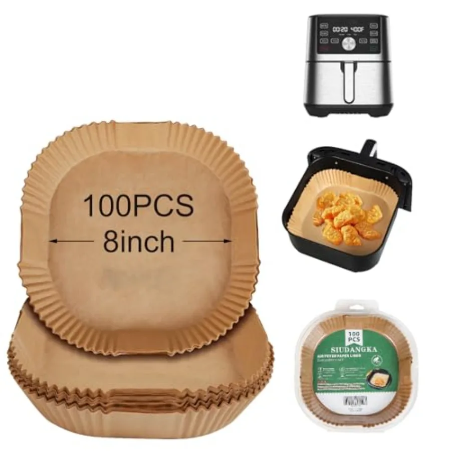 Air Fryer Liners disposable for Instant Pot Vortex Plus 6QT XL Air Fryer, 100pcs Parchment Paper
Air Fryer Liners disposable for Instant Pot Vortex Plus 6QT XL Air Fryer, 100pcs Parchment Paper