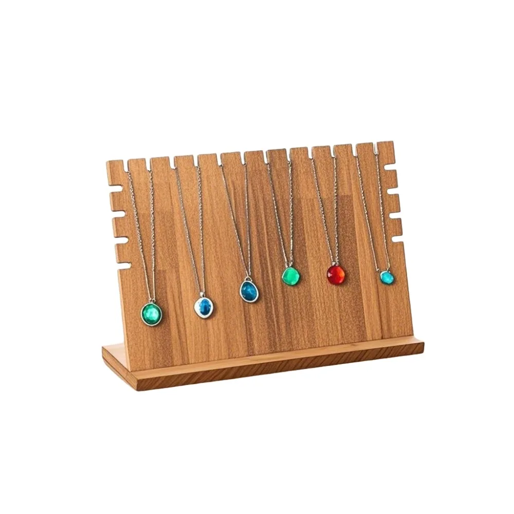 Wood Jewelry Necklace Display Stand Long Hand Bangle Bracelet Wooden Necklace Display Rack Storage Hanging Necklace
Wood Jewelry Necklace Display Stand Long Hand Bangle Bracelet Wooden Necklace Display Rack Storage Hanging Necklace