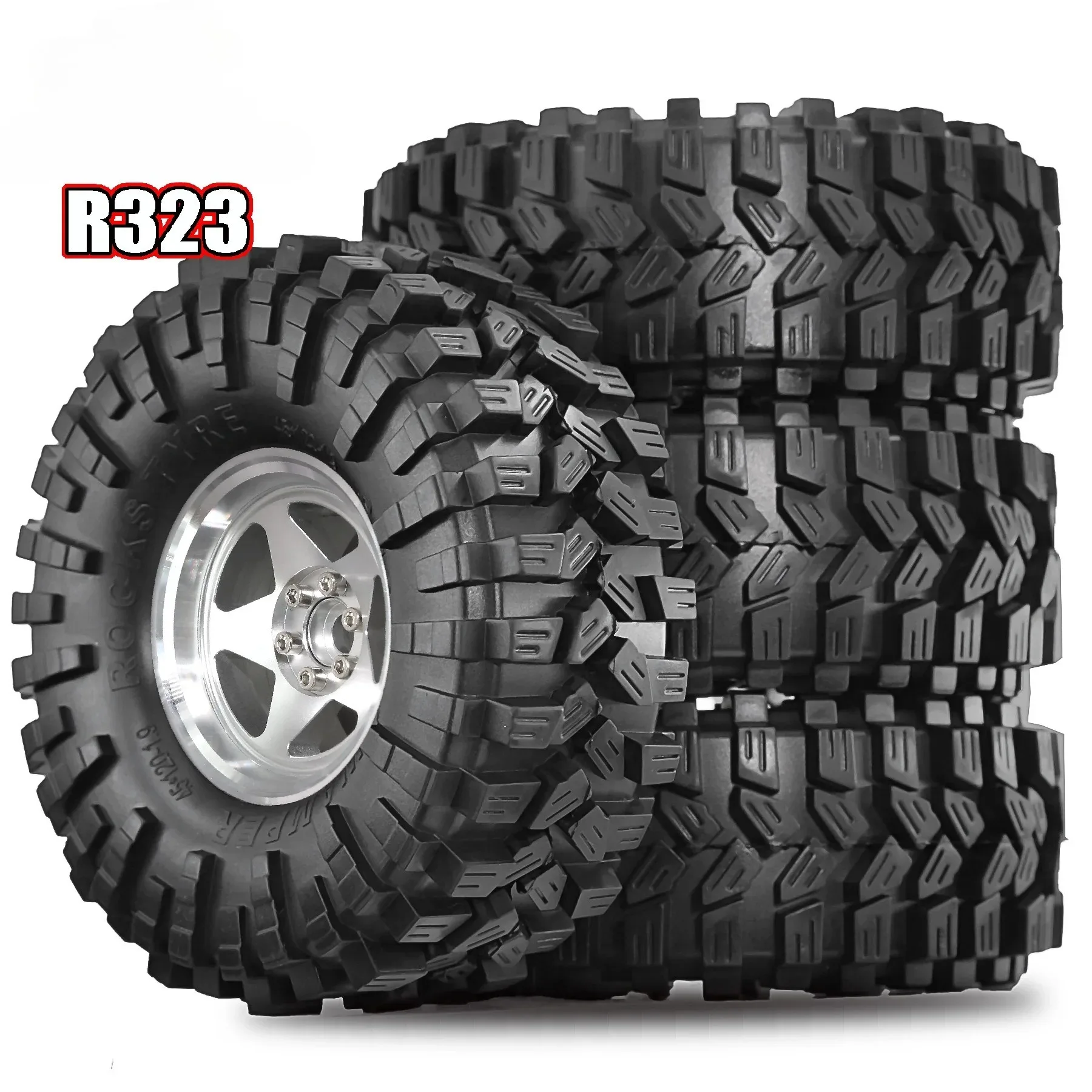 1/10 RC Crawler 1.9 Inch Alloy Beadlock Rims Rubber Tires 4PCS Replacement Kit for SCX10 II III Gen7 Gen8 D90 TRX4 TRX6 VS4-10
1/10 RC Crawler 1.9 Inch Alloy Beadlock Rims Rubber Tires 4PCS Replacement Kit for SCX10 II III Gen7 Gen8 D90 TRX4 TRX6 VS4-10