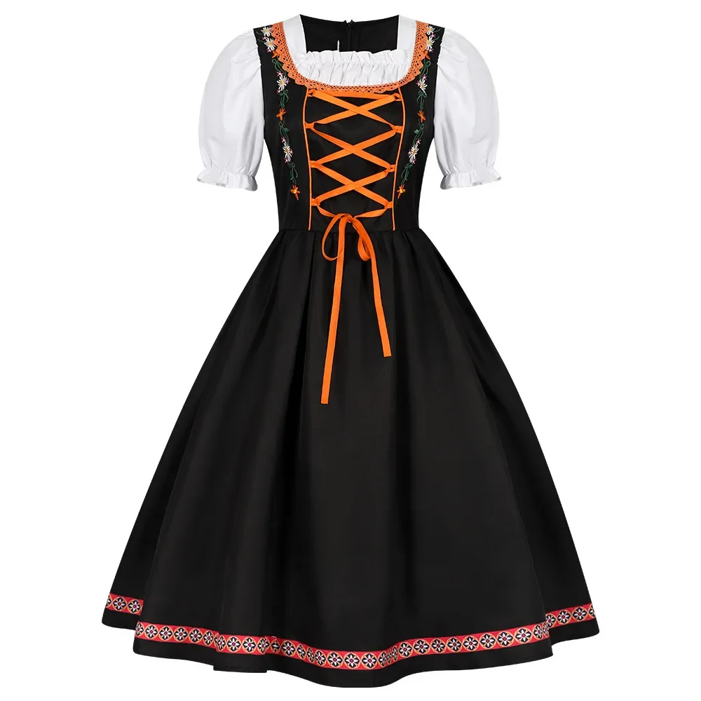 New Halloween And Christmas European American German Munich Oktoberfest Embroidered Dress For Cosplay And Stage Performance
New Halloween And Christmas European American German Munich Oktoberfest Embroidered Dress For Cosplay And Stage Performance