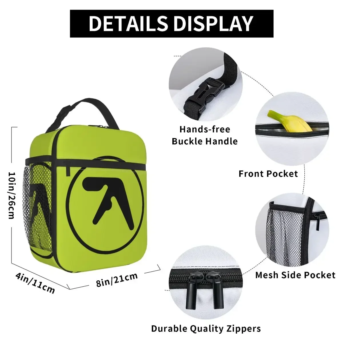 Aphex Twin Richard D James Music Insulated Lunch Bags Large Reusable Cooler Bag Tote Lunch Box Office Outdoor Men Women
Aphex Twin Richard D James Music Insulated Lunch Bags Large Reusable Cooler Bag Tote Lunch Box Office Outdoor Men Women