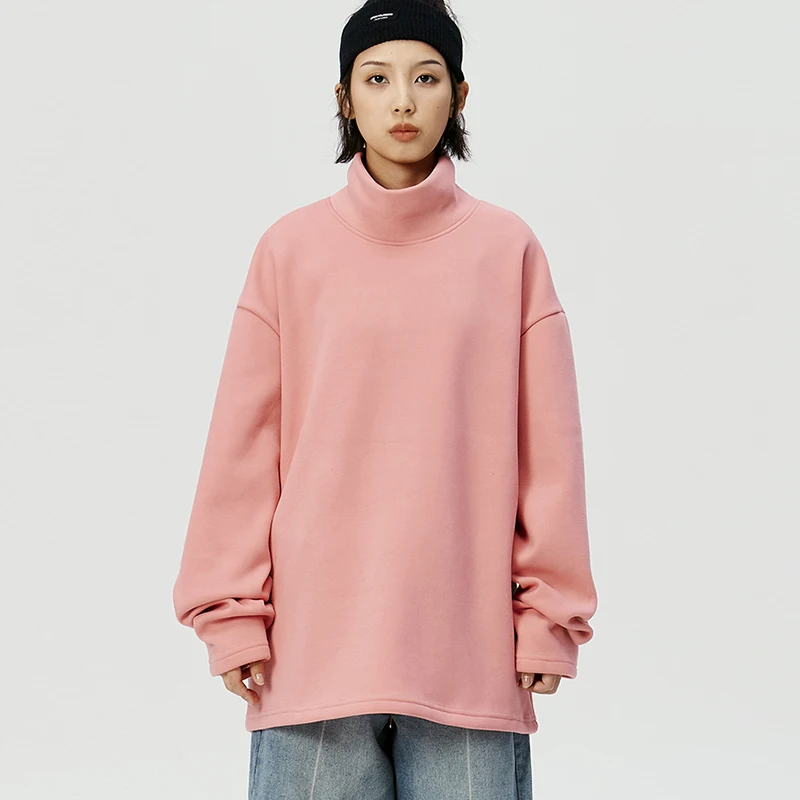 Streetwear Womens Pullovers Turtleneck Solid Loose Fit Sweatshirt Bottoming Shirts Autumn Winter Casual Inner Wear Hoodies Women
Streetwear Womens Pullovers Turtleneck Solid Loose Fit Sweatshirt Bottoming Shirts Autumn Winter Casual Inner Wear Hoodies Women