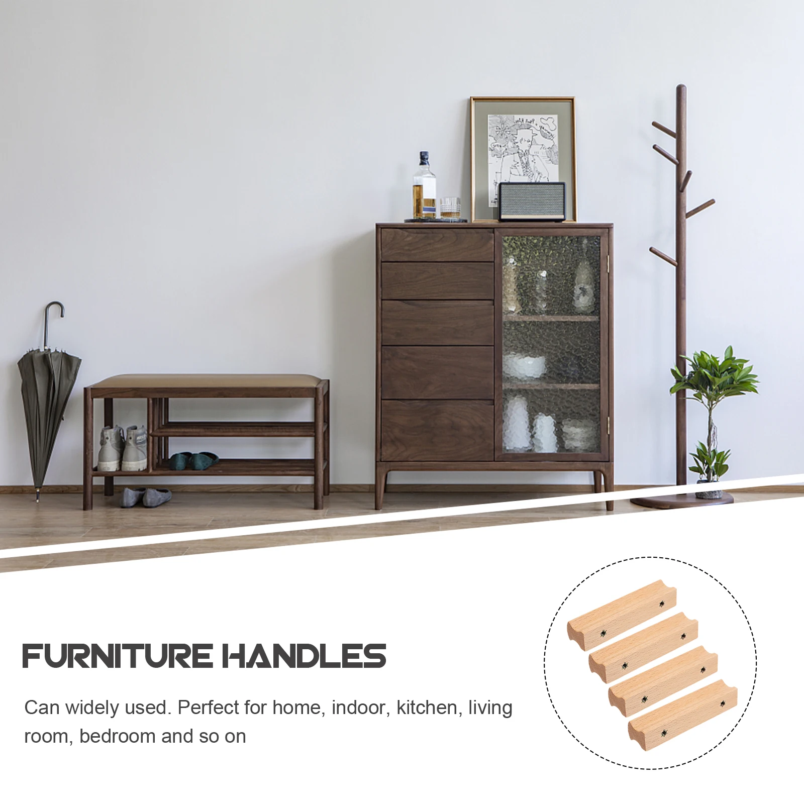 4 Pcs Drawer Handles Solid Wood 100mm Smooth Edges Cabinet Handles Cabinet Wardrobe Furniture Wood Drawer Pulls Handle
4 Pcs Drawer Handles Solid Wood 100mm Smooth Edges Cabinet Handles Cabinet Wardrobe Furniture Wood Drawer Pulls Handle