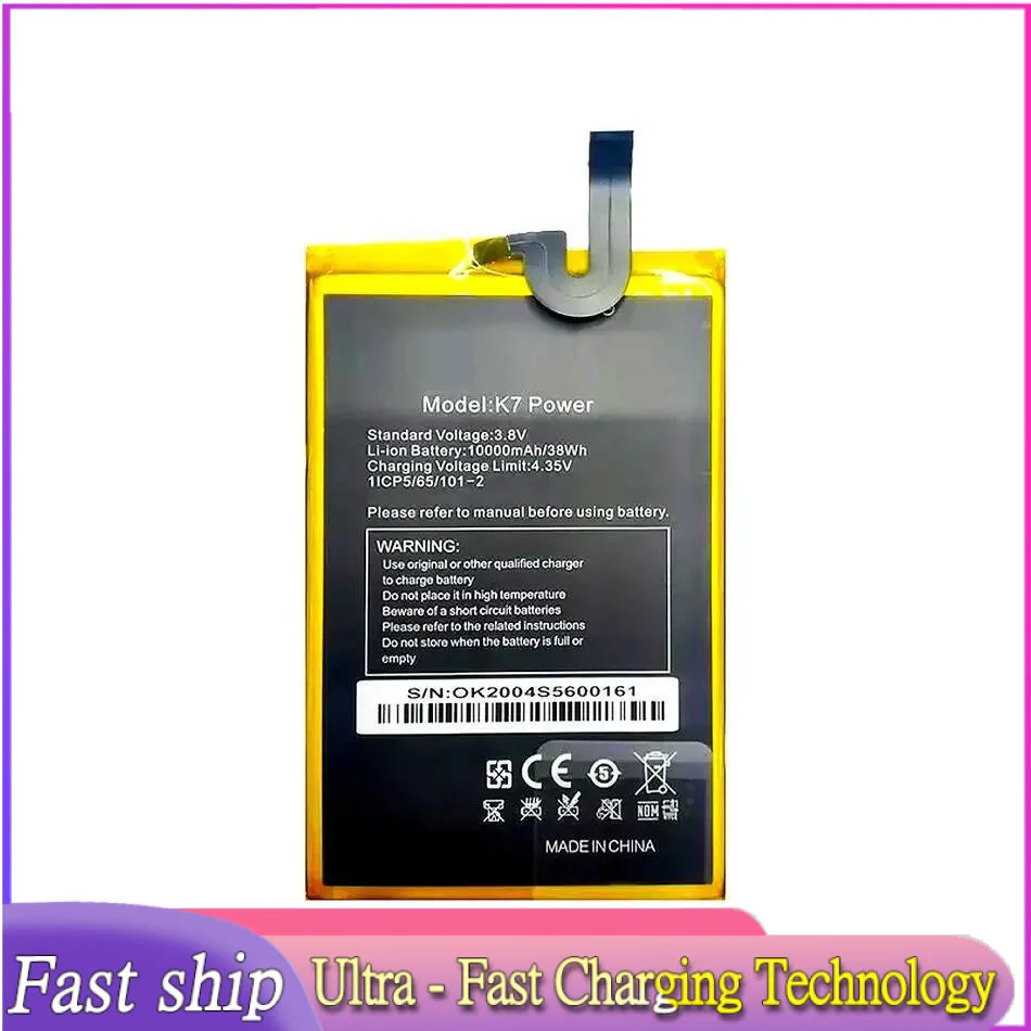 Long-Lasting Performance For Oukitel K7 Power K7Power Mobile Phone Battery Premium Replacement 10000mAh
Long-Lasting Performance For Oukitel K7 Power K7Power Mobile Phone Battery Premium Replacement 10000mAh