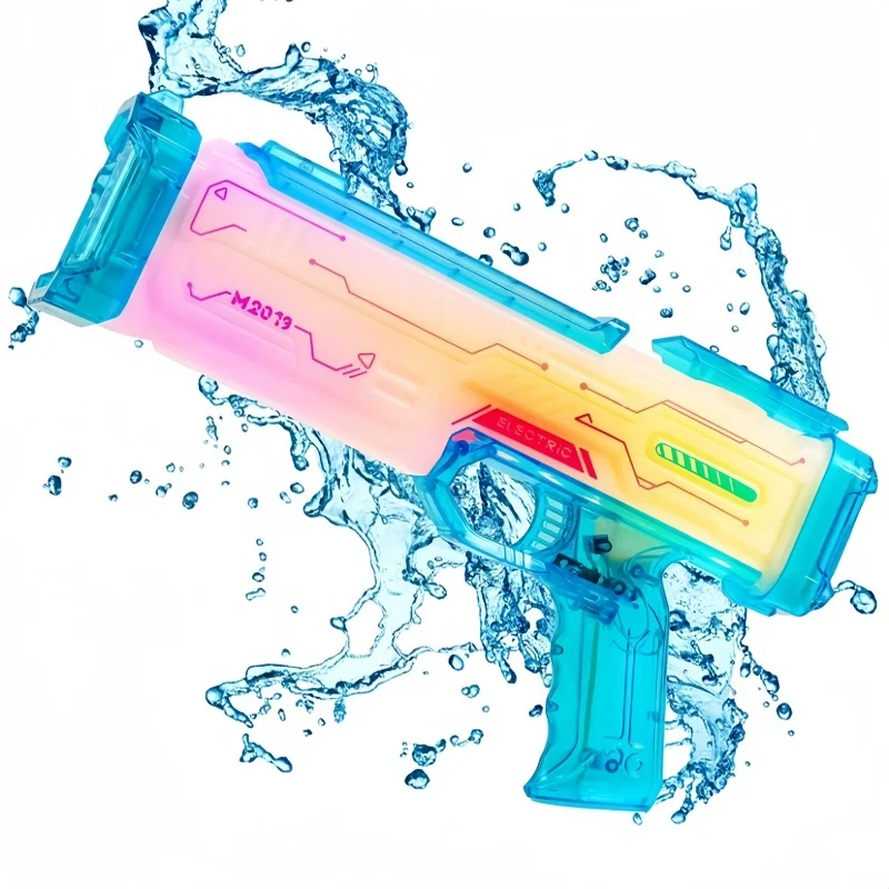 LED Colorful Lights Electric Water Guns for Adults Children Automatic Squirt Water Blaster Summer Outdoor Pool Toys for Kids
LED Colorful Lights Electric Water Guns for Adults Children Automatic Squirt Water Blaster Summer Outdoor Pool Toys for Kids