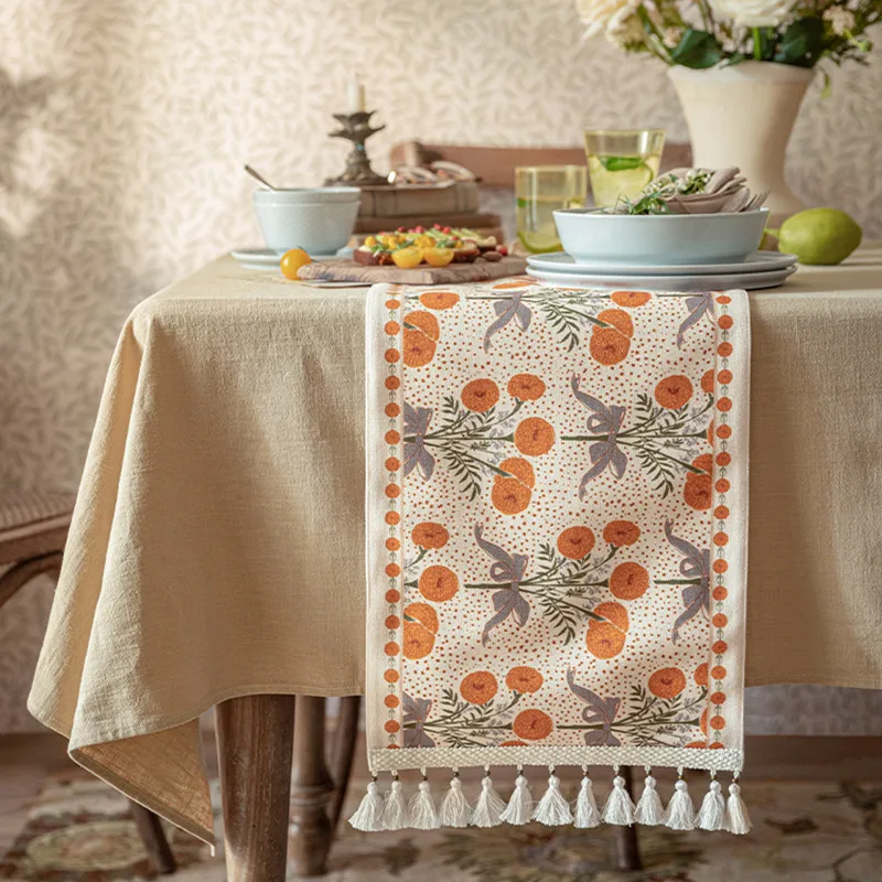 Daisy Table Runner for Dining Room Decoration,Floral Beige,Vintage Tapestry,Kitchen Dinner Cloth,Hand Paint Farmhouse,Wedding
Daisy Table Runner for Dining Room Decoration,Floral Beige,Vintage Tapestry,Kitchen Dinner Cloth,Hand Paint Farmhouse,Wedding