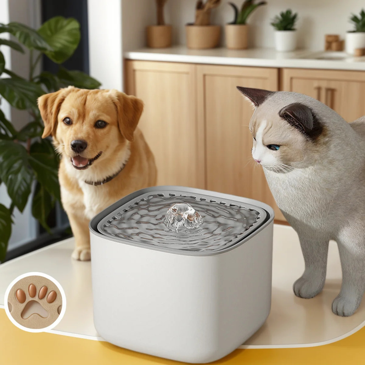 Pet water dispenser, automatic filtration, circulating water, large capacity to prevent dry burning, suitable for cats and dogs
Pet water dispenser, automatic filtration, circulating water, large capacity to prevent dry burning, suitable for cats and dogs