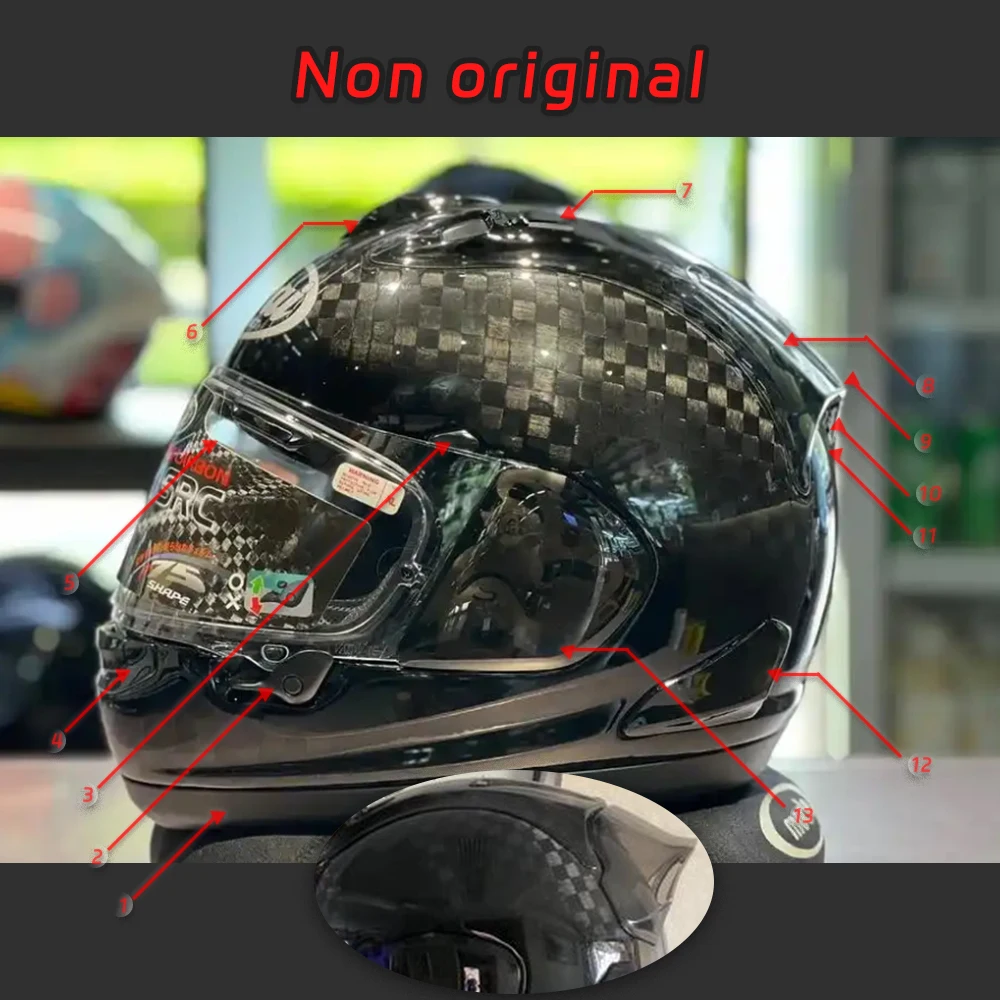 Motorcycle Helmet earplate Air Vent Air Vent Cover Front Vents Street small spoiler For Arai RX7X SRC CARBON
Motorcycle Helmet earplate Air Vent Air Vent Cover Front Vents Street small spoiler For Arai RX7X SRC CARBON