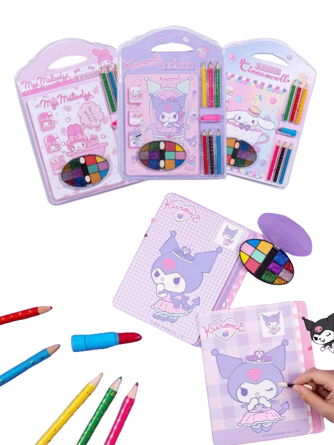 1set Cute Melody Kuromi Cinnamoroll Wooden Pencil Color Drawing Beauty Drawing Book Student Creative Surprise Graffiti Gift Set
1set Cute Melody Kuromi Cinnamoroll Wooden Pencil Color Drawing Beauty Drawing Book Student Creative Surprise Graffiti Gift Set