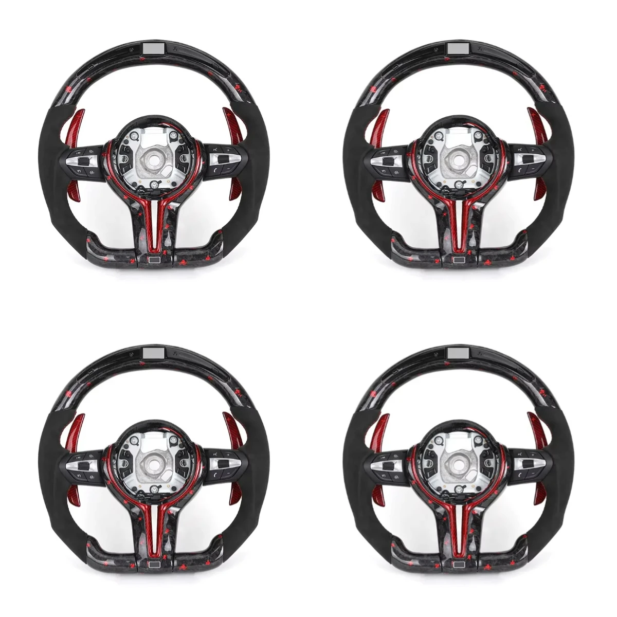 Red M Sport 4 Spoke Carbon for LED Steering Wheel for F Series with Custom Stitch Color
Red M Sport 4 Spoke Carbon for LED Steering Wheel for F Series with Custom Stitch Color