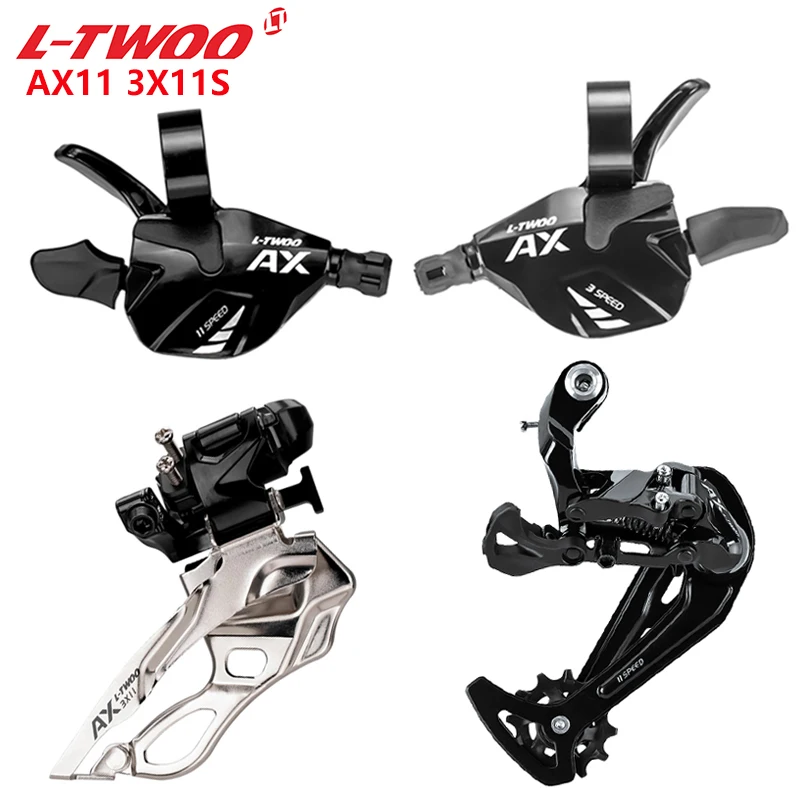 LTWOO AX11 3X11 Speed Trigger Shifter + Rear Derailleur 11V +Front Derailleur for MTB Compatible with M9000 / M8000 / M7000
LTWOO AX11 3X11 Speed Trigger Shifter + Rear Derailleur 11V +Front Derailleur for MTB Compatible with M9000 / M8000 / M7000