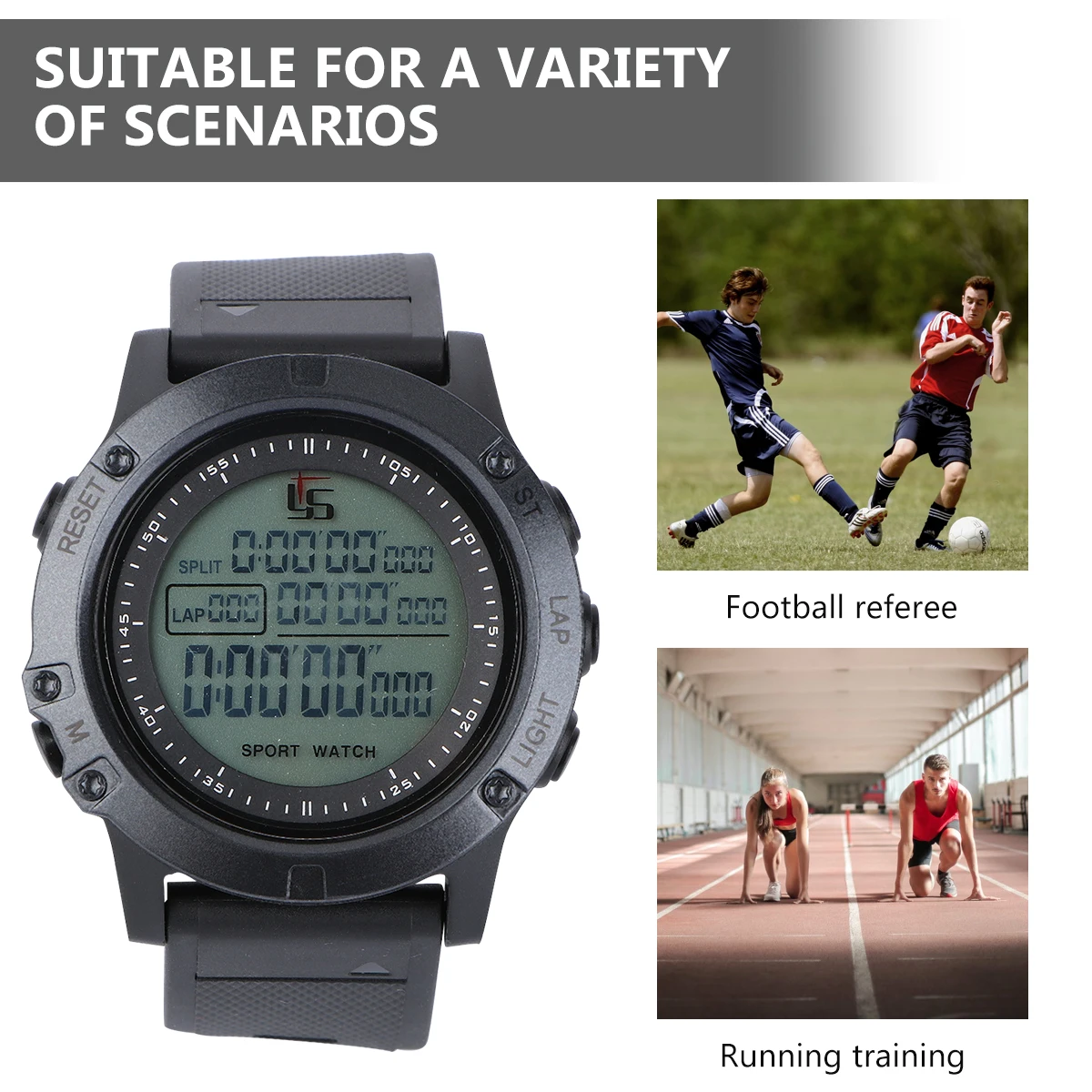 Luminous Stopwatch for Soccer Referee Sports Timing Timer Night Light Countdown Chronograph Football Club Wearable Durable
Luminous Stopwatch for Soccer Referee Sports Timing Timer Night Light Countdown Chronograph Football Club Wearable Durable